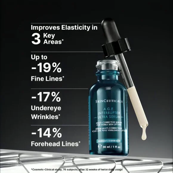 SkinCeuticals A.G.E. Interrupter Ultra Serum 30ml Anti-Aging Firming Face Serum. - Picture 5 of 5